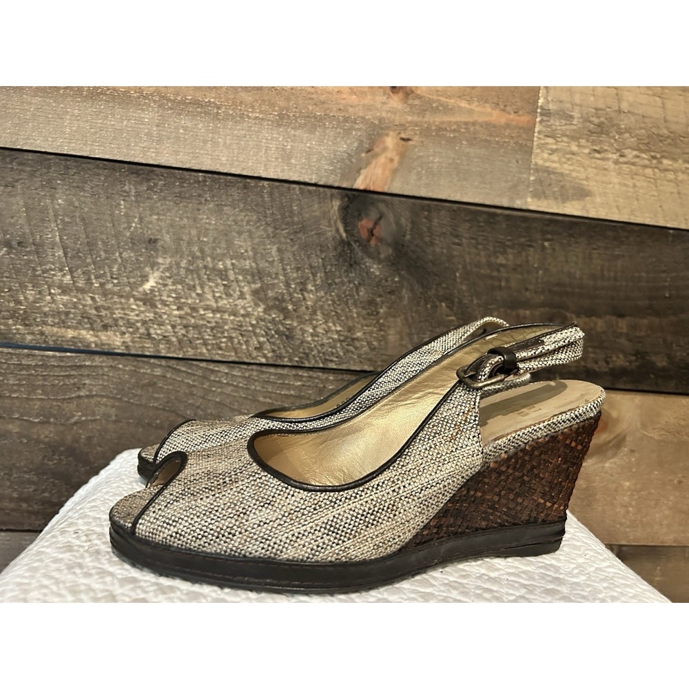 STUART WEITZMAN Beige Sandal Heels Size 6.5‎